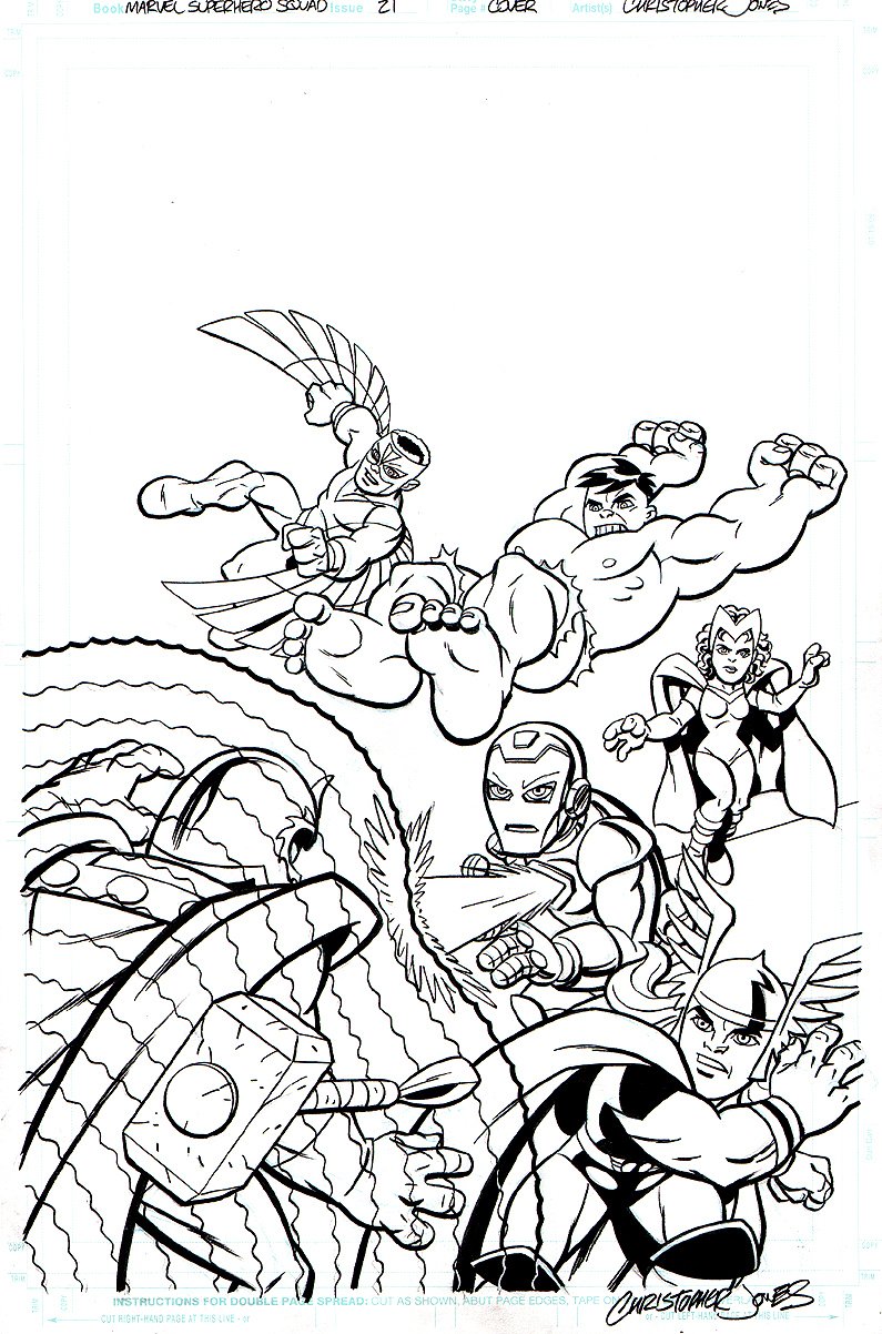 Marvel Chibi Coloring Pages Coloring Pages